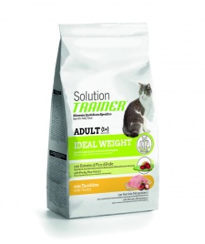 Trainer Solution Ideal Weight With Turkey для кошек с избыточным весом с индейкой - 1.5 кг