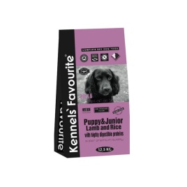 Kennels` Favourite Puppy & Junior сухой корм для щенков от 5 до 18 месяцев с ягненком и рисом - 20 кг