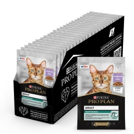 Влажный корм Purina Pro Plan Maintenance для взрослых кошек, с индейкой в желе, 85 г