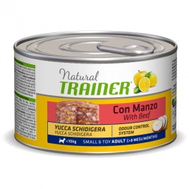 Консервы Trainer Natural Small and Toy для взрослых собак мелких и миниатюрных пород с говядиной и рисом 150 г