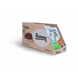 Karmy Sterilized влажный корм для стерилизованных кошек и кастрированных котов старше 1 года с телятиной в желе - 80 г