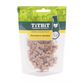 TiTBiT Косточки из говядины для кошек - 40 г