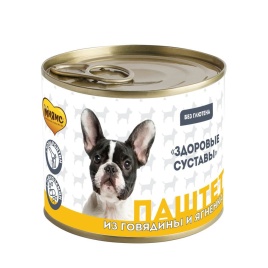 Мнямс паштет для собак всех пород из говядины и ягненка "Здоровые Суставы" - 200 г