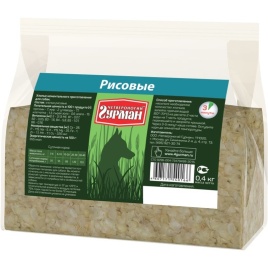 Каша для собак Четвероногий гурман рис - 400 г