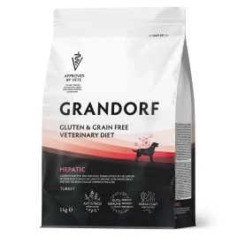 Сухой корм Grandorf Veterinary Diet индейка для собак для поддержки функций печени, 3 кг