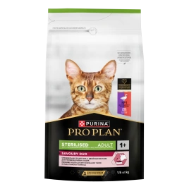 Сухой корм Purina Pro Plan Adult Sterilised для стерилизованных кошек, утка и печень, 3 кг