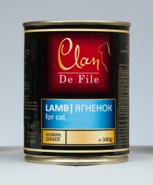 Консервы Clan De File для кошек с ягненком - 340 г