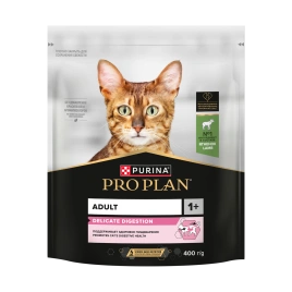 Сухой корм Purina Pro Plan DelicateOpti-Digest Lamb для кошек с чувствительным пищеварением, с ягненком, 400 г