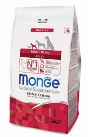 Monge Dog Mini корм для взрослых собак мелких пород 800 гр