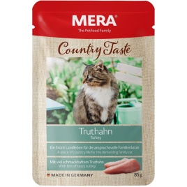 Mera Country Taste Nassfutter Пауч для кошек с индейкой - 85 г