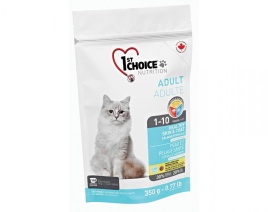 1st Choice Здоровая кожа и Шерсть для кошек с лососем - 350 гр