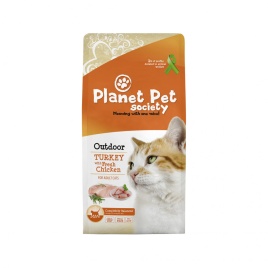 Planet Pet Outdoor Turkey сухой корм для активных кошек с индейкой
