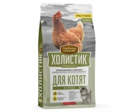 Сухой корм «Деревенские лакомства» Holistic Премьер для котят с курицей, 400 г
