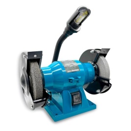 Точильно-шлифовальная машина ВАРЯГ МТШ-125/200 (200Вт,2950об/мин,125х16х12,7мм) с подсветкой (1/1)