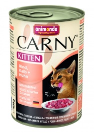 Animonda Carny Kitten с говядиной, телятиной и курицей - 400 г