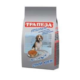 Трапеза Оптималь сухой корм для собак с говядиной - 2,5 кг