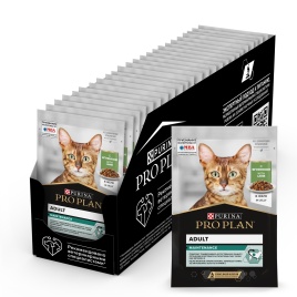 Влажный корм Purina Pro Plan Maintenance для взрослых кошек, с ягненком в желе, 85 г