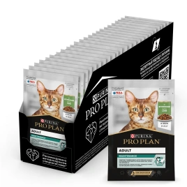 Влажный корм Purina Pro Plan Maintenance для взрослых кошек, с ягненком в желе, 85 г