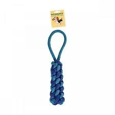Плетёнка Homepet Seaside для собак, из каната, сине-голубая