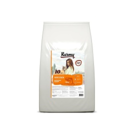 Сухой корм Karmy Hair & Skin для взрослых кошек для здоровья кожи и шерсти c лососем 10 кг