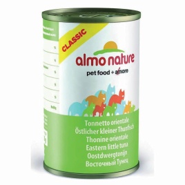 Almo Nature Classic Adult Cat Eastern little tuna консервированный корм с пятнистым индо-тихоокеанским тунцом в бульоне для взрослых кошек - 40 г