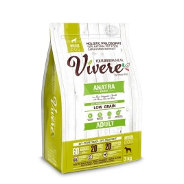 Vivere Medium Adult сухой корм для взрослых собак средних пород со вкусом утки - 3 кг
