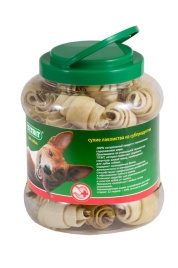 Titbit рогалики из кожи с начинкой - банка пласт. 4.3 л