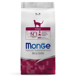 Сухой корм Monge Cat Daily Line Indoor Chicken для домашних кошек с курицей, 1,5 кг