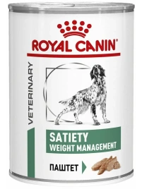 Диетический влажный корм Royal Canin Satiety Weight Management для собак при избыточном весе, паштет, банка, 410 г