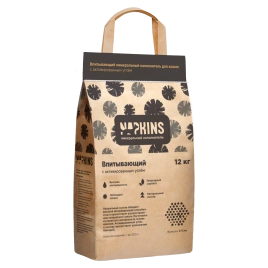 Наполнитель Napkins впитывающий с активированным углем, 17.91 л