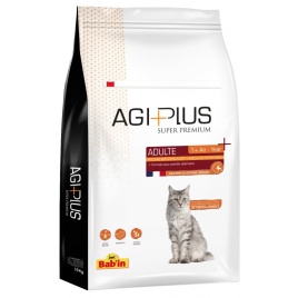 Babin Agi Plus adulte poulet сухой корм для кошек и котов с курицей 10 кг