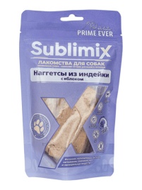 Prime Ever Sublimix Наггетсы из индейки с яблоком лакомство для собак - 60 г