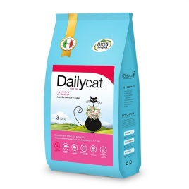 Dailycat Grain Free Adult Steri lite сухой беззерновой корм для стерилизованных кошек со свининой - 3 кг