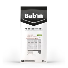 Сухой беззерновой корм Babin Professionnel Junior Grain Free для щенков от 18 до 24 месяцев с курицей и форелью - 20 кг