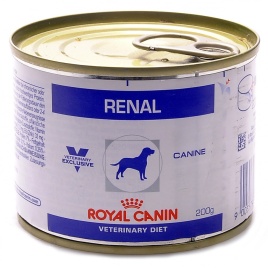 Royal Canin Renal Canine консервы диетический для взрослых собак для поддержания функции почек, паштет - 200 гр