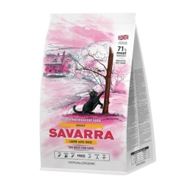Savarra Adult Cat Lamb Сухой корм для взрослых кошек с ягненком и рисом - 400 г