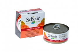 Schesir для собак с цыпленком и папайей - 150 г