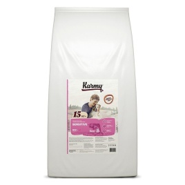 Сухой корм Karmy Mini Sensetive для взрослых собак мелких пород с чувствительным пищеварением с лососем 2 кг