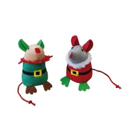 Мышка Nobby для кошек, Santa, дисплей, 36 шт.