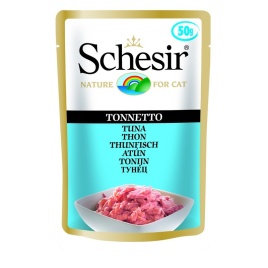 Schesir консервы для кошек, с тунцом, 30 шт - 50 г