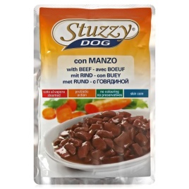 Stuzzy Dog для собак в паучах с говядиной в соусе - 100 г