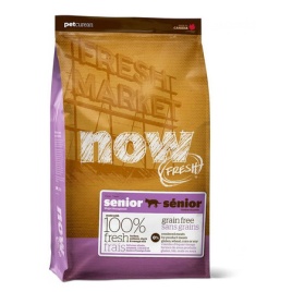 NOW Fresh Grain Free сухой беззерновой корм для пожилых кошек и кошек, склонных к избыточному весу с индейкой, уткой и овощами - 1,82 кг