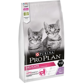 Сухой корм Purina Pro Plan Delicate для котят с чувствительным пищеварением с индейкой - 7 кг