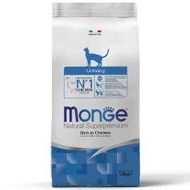 Сухой корм Monge Natural Urinary для кошек для профилактики мочекаменной болезни, 1.5 кг