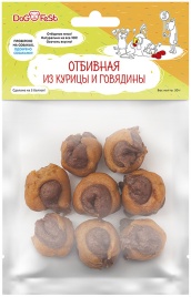 Dog Fest Отбивная из курицы и говядины - 50 г