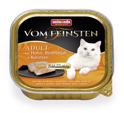 Animonda Vom Feinsten Adult Меню для гурманов с курицей, говядиной и морковью - 100 гр фото 1