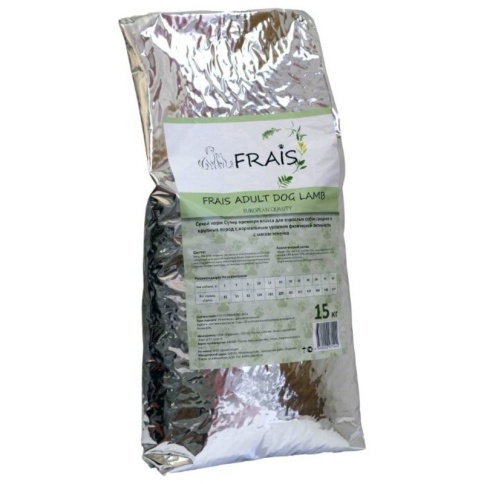 Сухой корм Frais Adult Dog для взрослых собак с ягненком - 15 кг фото 1