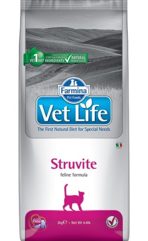 Farmina Vet Life Cat Struvite ветеринарный диетический корм для взрослых кошек и котов с мочекаменной болезнью струвитного типа - 10 кг фото 1