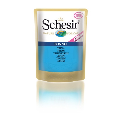 Schesir для котят в паучах с тунцом - 100 г фото 2