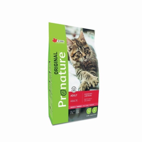 Pronature Original сухой корм для взрослых кошек с курицей и ягненком - 5 кг фото 2